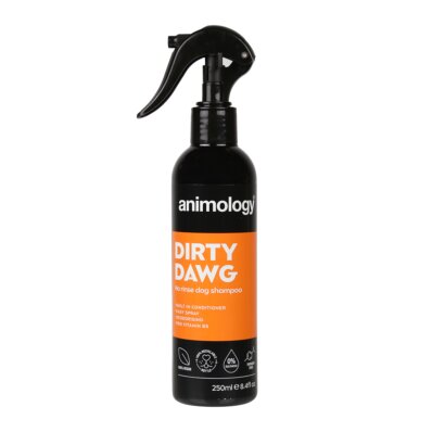 Animology Dirty Dawg No Rinse 250 ml - szampon suchy dla dorosłych psów, bez spłukiwania 1