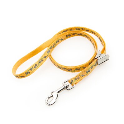 Trim Tritra - smycz groomerska nylonowa pomarańczowa w łapki szer. 1 cm, dł. 58 cm 1