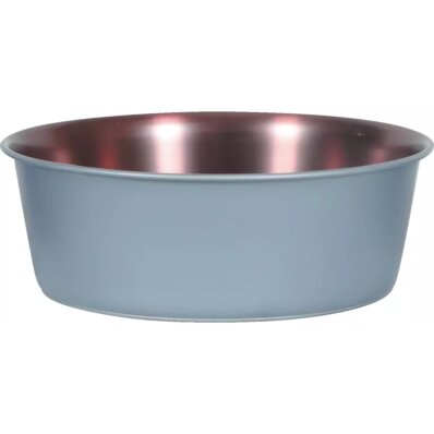 Zolux - miska antypoślizgowa Inox Copper szara/miedziana - 1,9 L 1