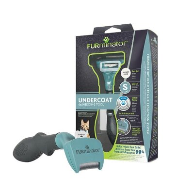 FURminator Cat Small Short Hair - narzędzie do usuwania podszerstka dla małych kotów o krótkiej sierści 1