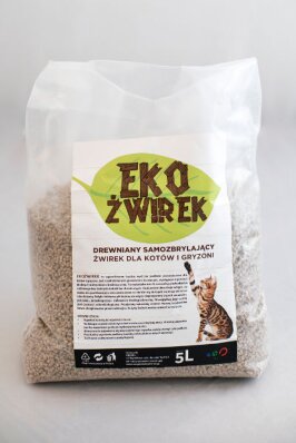 Ekożwirek dla kotów i gryzoni 5 l 1