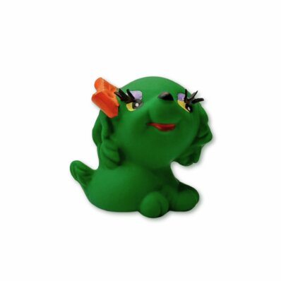 Doogy zabawka lateksowa z dźwiękiem - zielony piesek 1