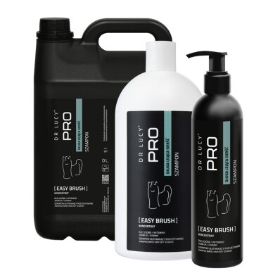 Dr Lucy Pro Easy Brush - szampon do długiej, lejącej sierści, ułatwiający rozczesywanie 1
