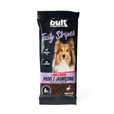 Bult - Tasty Stripes 60 g - paski z jagnięciną dla psa 1