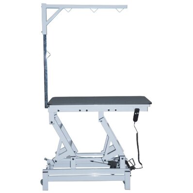 Stół trymerski Emperor II 120x60cm z podnośnikiem elektrycznym i wysięgnikiem  1