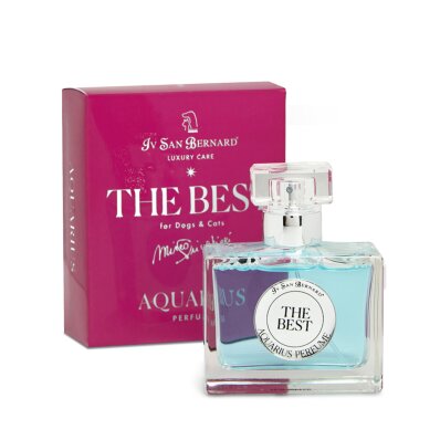 Iv San Bernard The Best Aquarius Perfume 50 ml - perfumy bezalkoholowe o nucie cytryny, lawendy i piżma dla psów i kotów 1