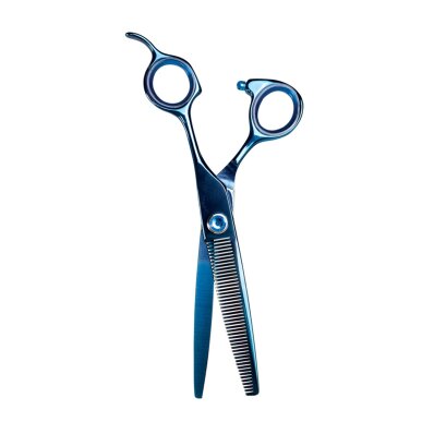Phoenix Grand Bleu Large Sculpting Scissors 6,5" - degażówki jednostronne, 46 ząbków 1
