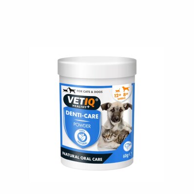 VetIQ 2in1 Denti-Care Powder 60 g - granulki do higieny jamy ustnej 1