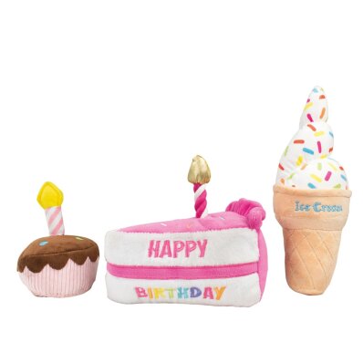 Doogy Set of 3 Birthday Plush Toys - zestaw zabawek urodzinowych