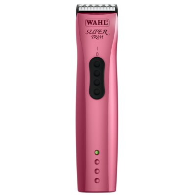 Wahl maszynka Super Trim - trymer bezprzewodowy wykończeniowy w kolorze różowym z ostrzem 0,4 mm-WHL-1592-0480-Różowy
