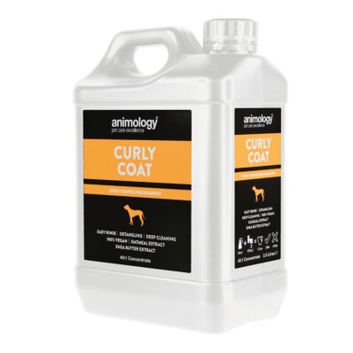 Animology Curly Coat 2,5 l - szampon do kręconej sierści, koncentrat 40:1 1