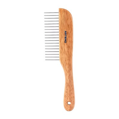 Artero Wooden Handle Comb - grzebień z drewnianą rączką, szeroki rozstaw zębów 1