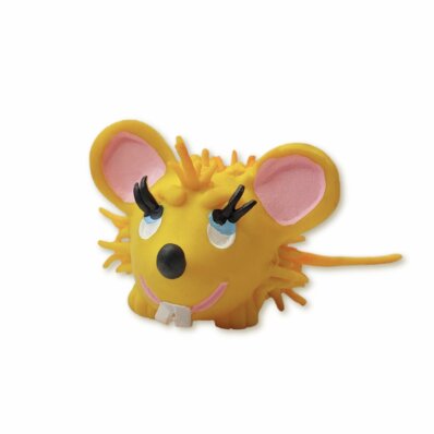 Doogy zabawka lateksowa z dźwiękiem - myszka żółta-156822