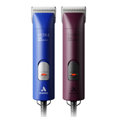 Andis AGC Super 2 - profesjonalna i cicha maszynka z silnikiem bezszczotkowym do strzyżenia psów i kotów-AN-GR-1-Bordowy Niebieski