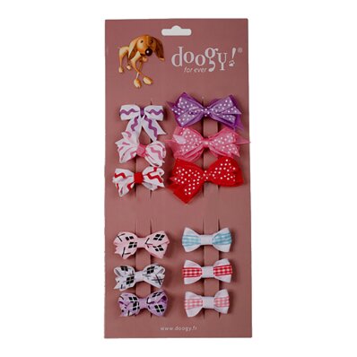 Oh my dog - zestaw 12 kokardek na spince 1
