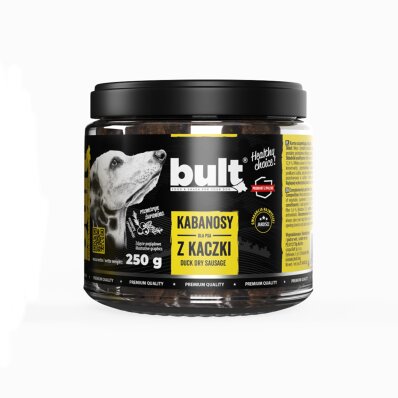 Bult - Kabanosy z Kaczki 250 g - suszony przysmak w słoiczku dla psa 1