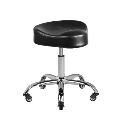 Active Gabbiano taboret groomerski A450 bez oparcia czarny 1