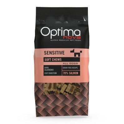 Optimanova Snack Sensitive Salmon 150 g - przysmaki dla psów z łososiem 1