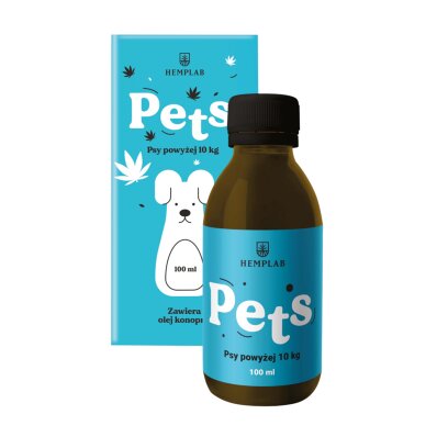 Hemplab Pets olejek konopny 100 ml dla psów powyżej 10 kg 1