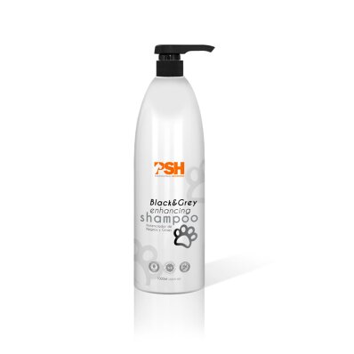 PSH Black and Grey Enhancing Shampoo 1 L - szampon wzmacniający czarny i ciemnoszary kolor sierści 1