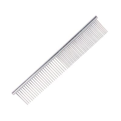 Chadog - metalowy grzebień mieszany 19 cm z mieszanym rozstawem ząbków