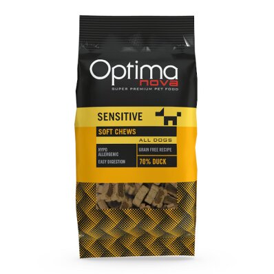 Optimanova Snack Sensitive Duck 150 g - przysmaki dla psów z kaczką 1