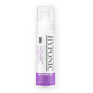 Hyponic Hypoallergenic Waterless Shampoo Unscented 190 ml - hipoalergiczny, bezzapachowy suchy szampon dla psów i kotów 1