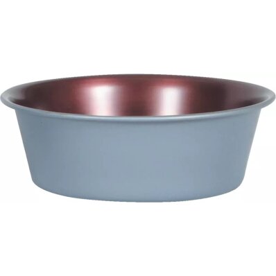 Zolux - miska antypoślizgowa Inox Copper szara/miedziana - 1,1 l 1