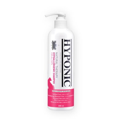 Hyponic Hypoallergenic Cats Shampoo 300 ml - hipoalergiczny szampon dla kotów