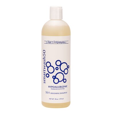 Chris Christensen Smart Wash 50 Hypo-Allergenic Blend Shampoo 473 ml - szampon hipoalergiczny, mocno skoncentrowany 1