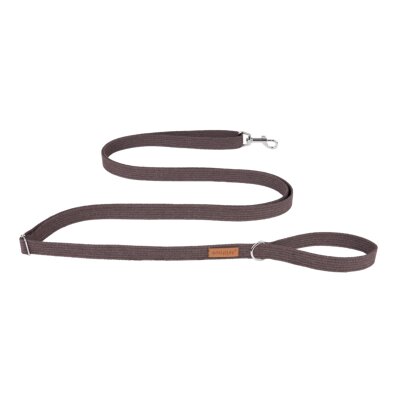 Amiplay Cotton - smycz regulowana Easy Fix dla psów brązowa