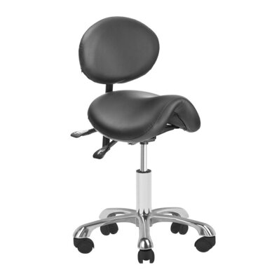 Active Giovanni krzesło groomerskie 1025 rodeo z oparciem czarne 1