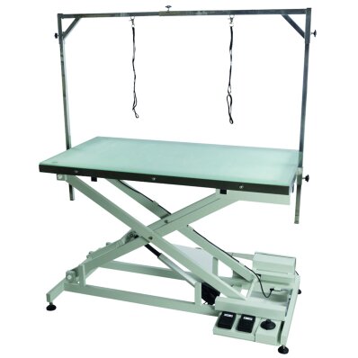 Chadog Callisto Luminous - stół groomerski z podświetlanym blatem i podnośnikiem elektrycznym 1