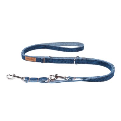 Amiplay Denim - smycz regulowana 6 in 1 granatowa 1