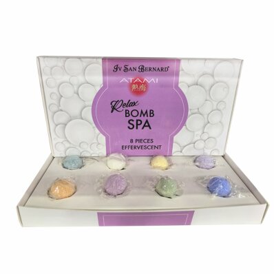 Iv San Bernard Atami Relax Bomb SPA - zestaw 8 kul musujących do kąpieli SPA 1