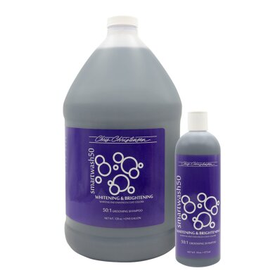 Chris Christensen Smart Wash 50 Whitening & Brightening Shampoo - skoncentrowany szampon 50:1, wybielająco-rozjaśniający 1
