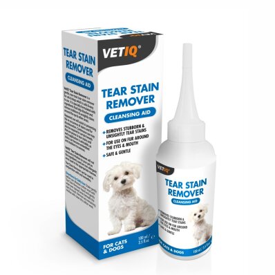 VetIQ Tear Stain Remover 100 ml - preparat do usuwania przebrawień pod oczami