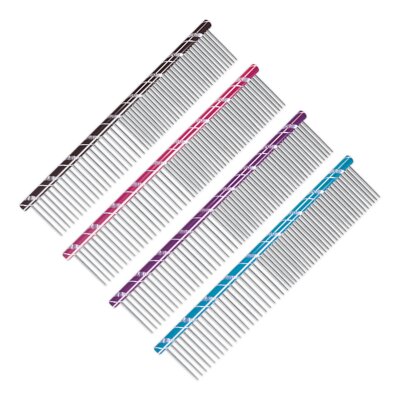 Chadog Ideal Dog - grzebień metalowy mieszany długość 16 cm 1