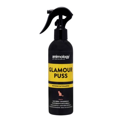 Animology Glamour Puss No Rinse Cat Shampoo 250 ml - szampon bez spłukiwania dla kotów o zapachu brzoskwini w sprayu 1