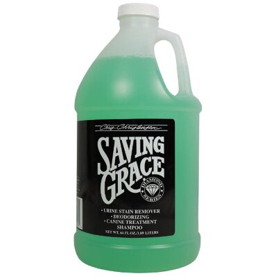 Chris Christensen Saving Grace Shampoo 1,89 l - szampon usuwający ślady moczu, dezodoryzujący, rozkołtuniający 1