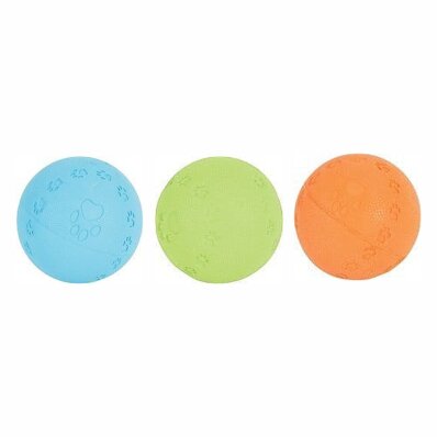 Zolux - zabawka zapachowa z dźwiękiem - piłka 7,5 cm-ZL-GR-4-Zielony Niebieski Pomarańczowy