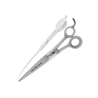 KR Witte Rose Line 8,25" - nożyczki fryzjerskie gięte z hakiem i mikroszlifem 1