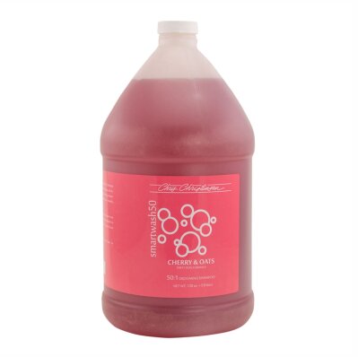 Chris Christensen Smart Wash 50 Cherry & Oats Shampoo 3,8 l - skoncentrowany szampon 50:1, głęboko oczyszczający o zapachu wiśniowo-owsianym 1
