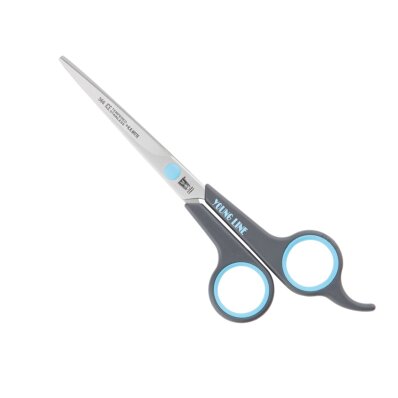 KR Witte Young Line 6,5" - nożyczki fryzjerskie proste z plastikową rączką i hakiem 1