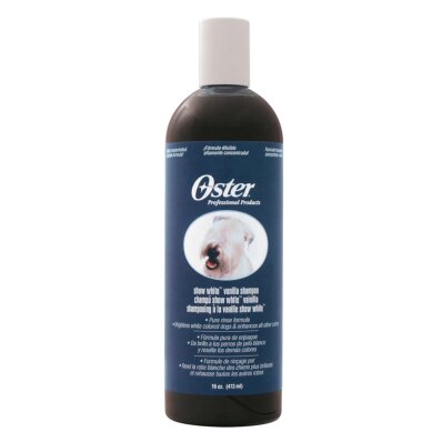 Oster Show White Vanilla Shampoo 473 ml - szampon waniliowy do jasnej sierści 1