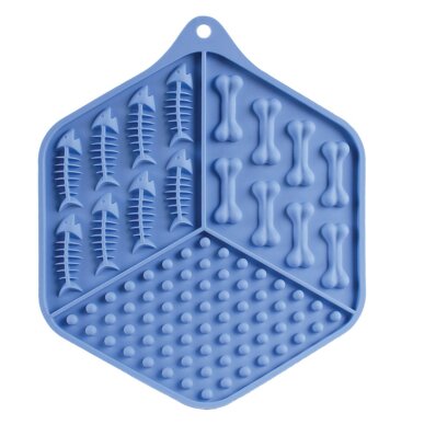 Doogy Lick Mat - niebieska mata do lizania 1