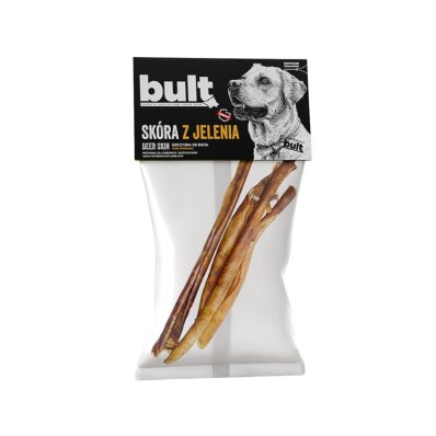 Bult - Skóra z Jelenia 100 g - suszony gryzak z jelenia dla psa 1