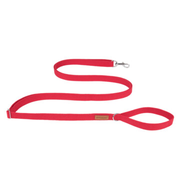 Amiplay Cotton - smycz regulowana Easy Fix dla psów czerwona 1