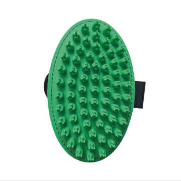 Artero Rubber Mitt - gumowa szczotka dla ras krótkowłosych, zielona 1