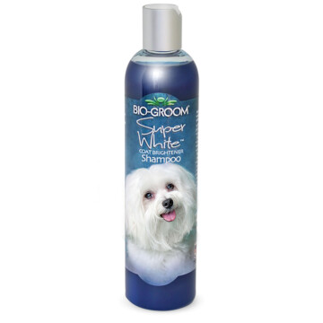 Bio-Groom Super White Shampoo 355 ml - szampon rozjaśniający do jasnej i białej sierści 1